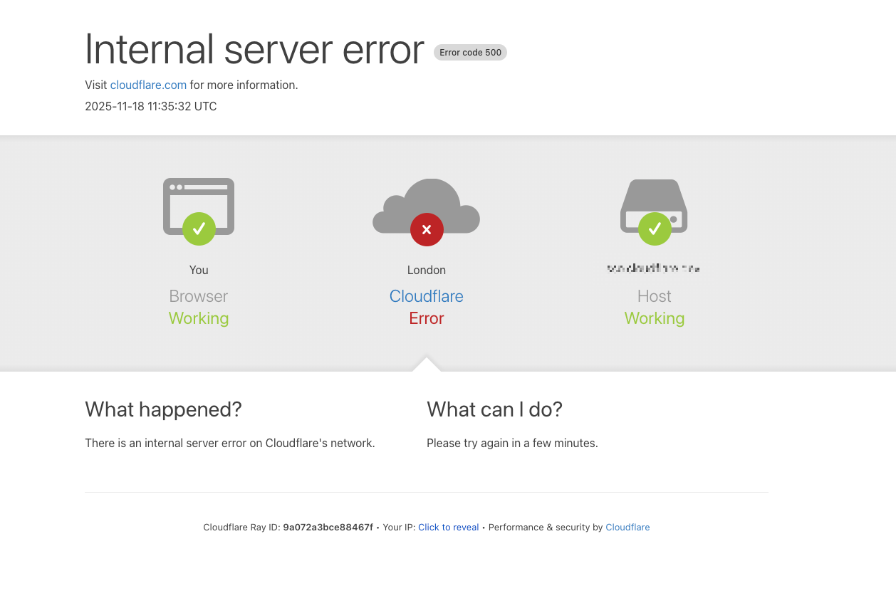 Cloudflare Crash